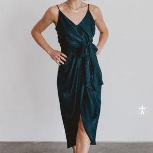 Baltic Born Camila Tank Side Tie Midi Dress NWT